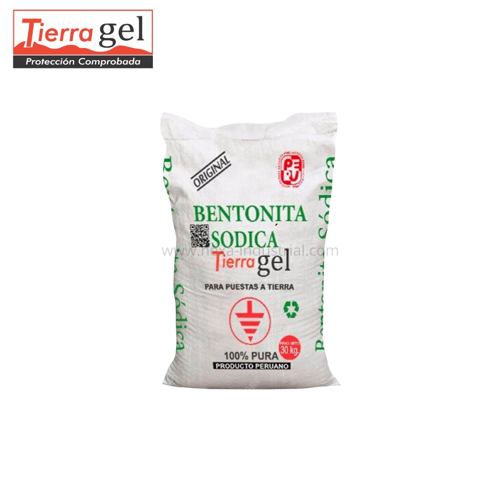 bentonita sódica tierra gel