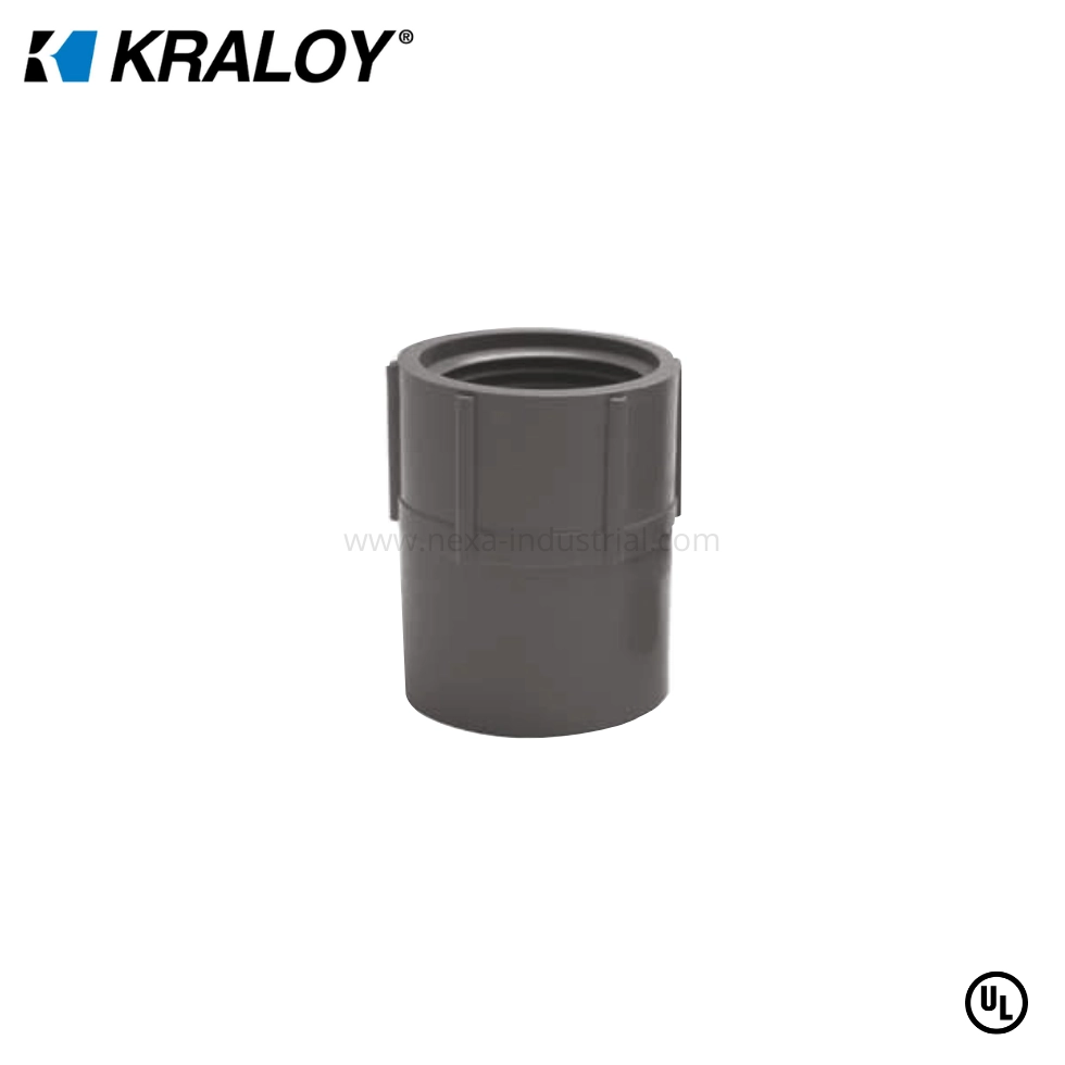 conector conduit hembra pvc sch40 1/2" kraloy