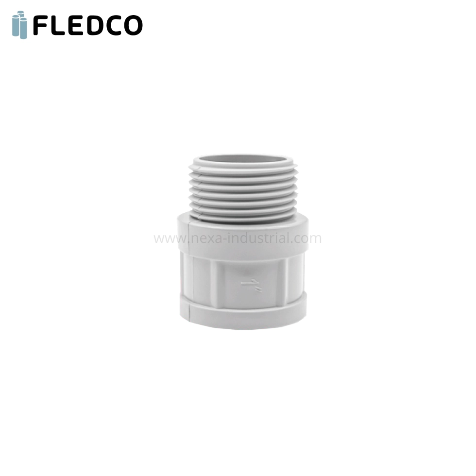 conector conduit macho pvc sch80 1/2" fledco