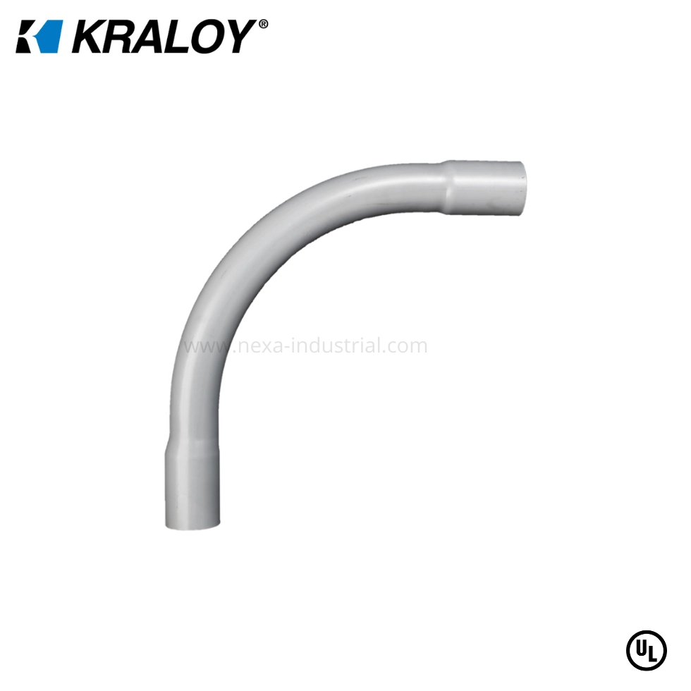 curva conduit pvc sch40 1/2" 90º kraloy