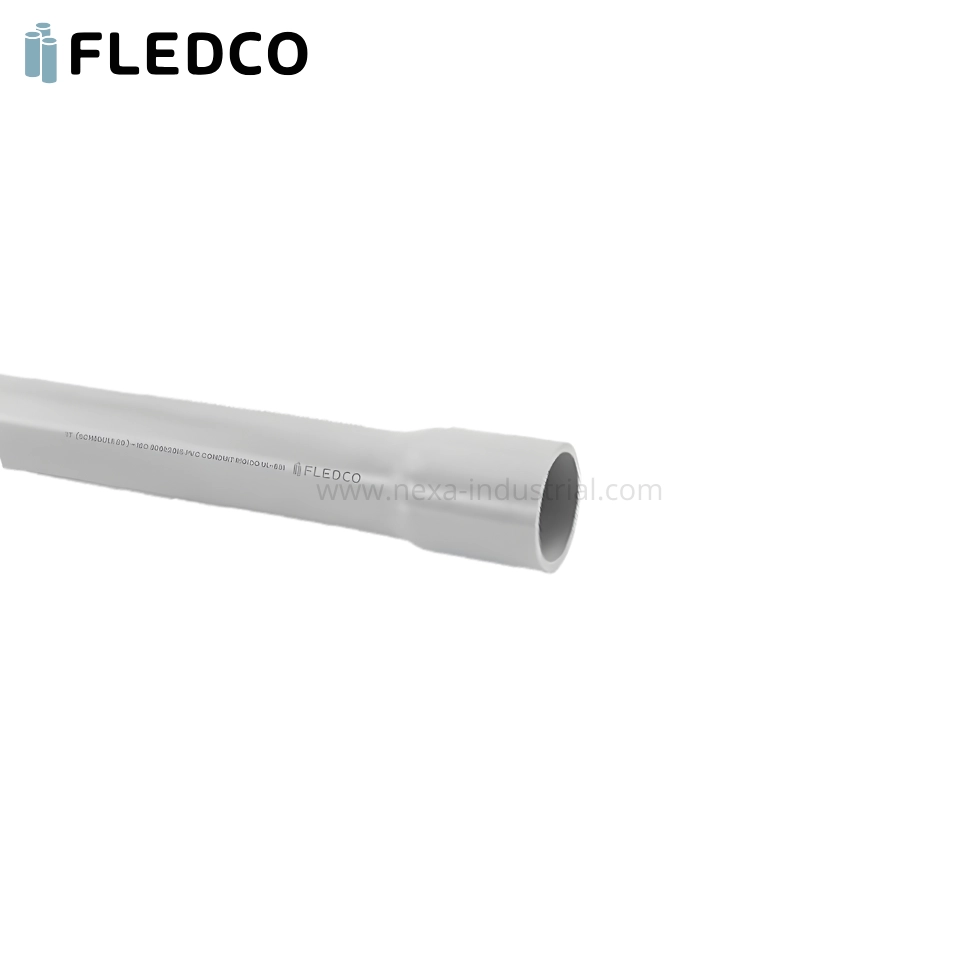 tubo conduit pvc sch80 1/2" fledco 3.05m