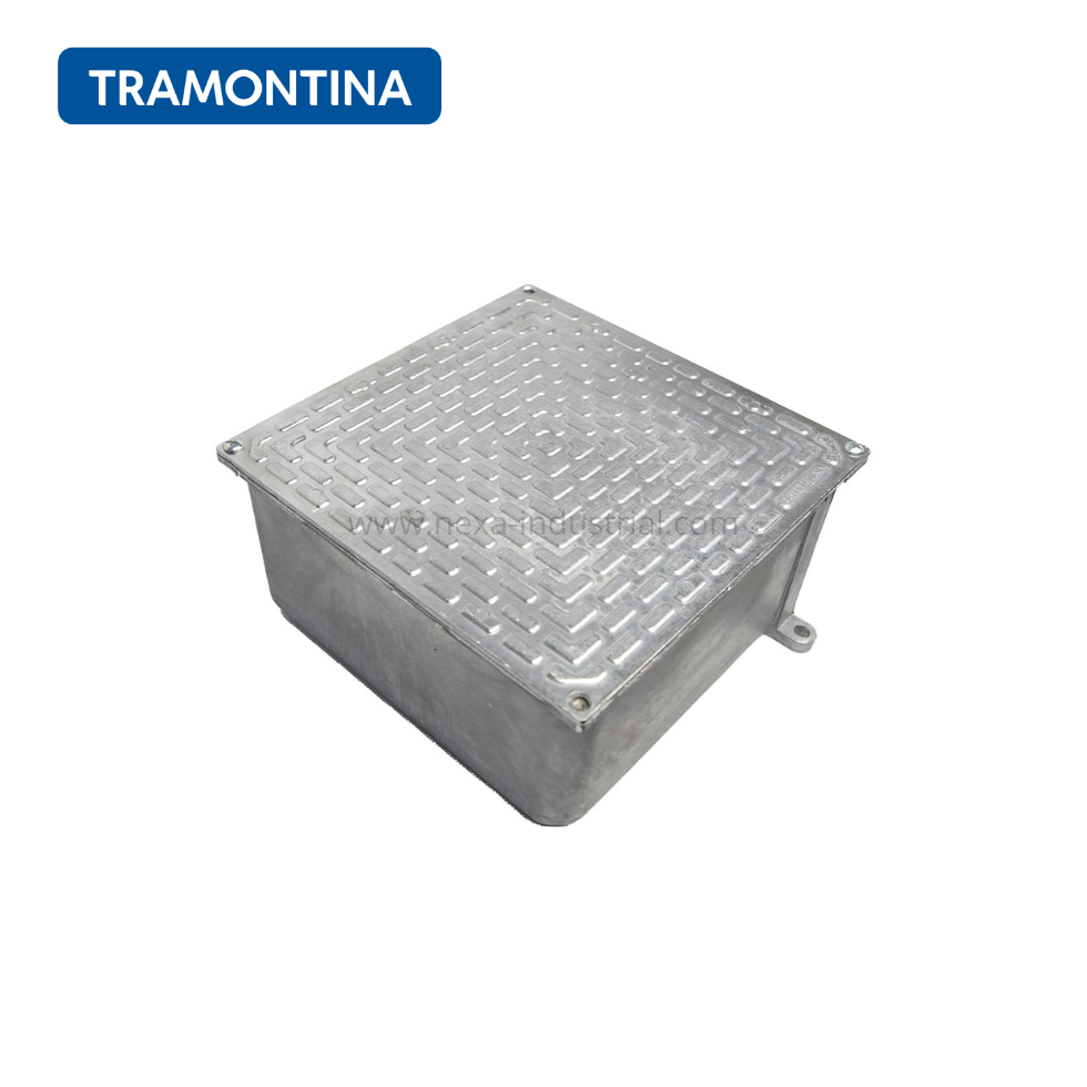 CAJA DE DERIVACIÓN ALUMINIO 300X300X120MM IP65 TRAMONTINA