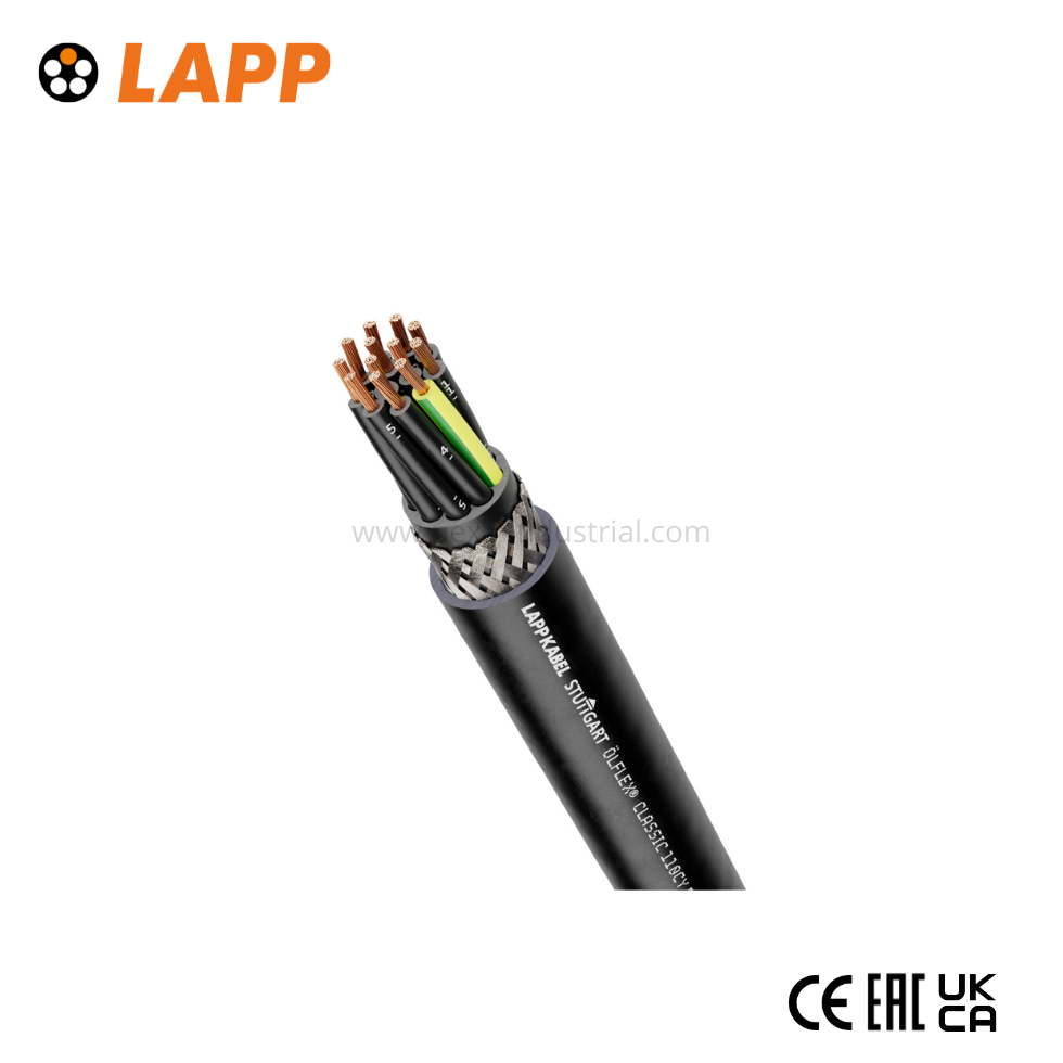 CABLE APANTALLADO 2X0.75MM2 OLFLEX CLASSIC 110 CY BLACK 0.6/1KV PVC LAPP KABEL