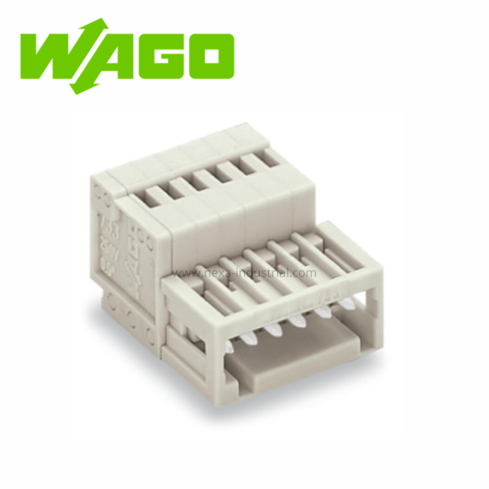 CONECTOR MACHO 2 POLOS PASO 2,5MM 15A 600V (733-202) WAGO