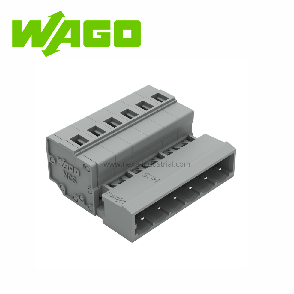 CONECTOR MACHO 6 POLOS PASO 5MM 15A 600V(231-606) – WAGO