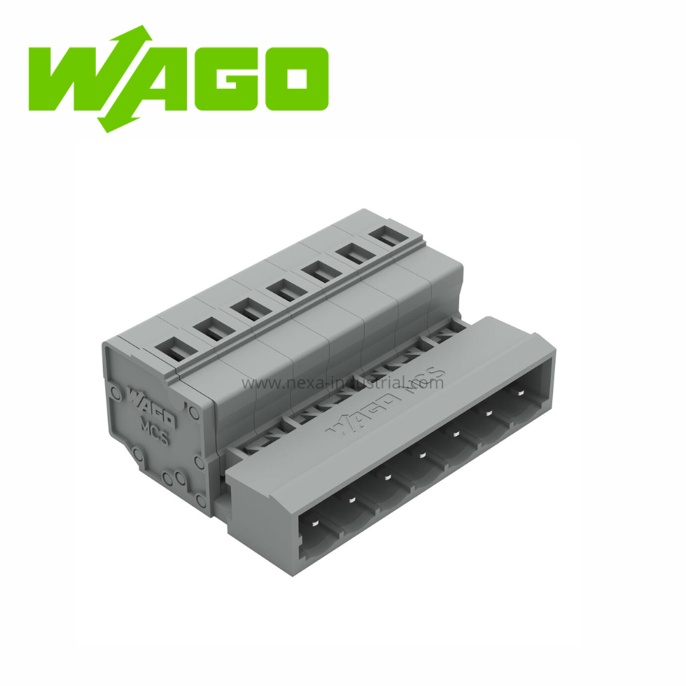 CONECTOR MACHO 7 POLOS PASO 5MM 15A 600V (231-607)