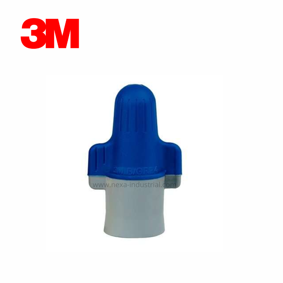 Conector para cable spring B/G+ resorte 14-6AWG azul gris - 3M