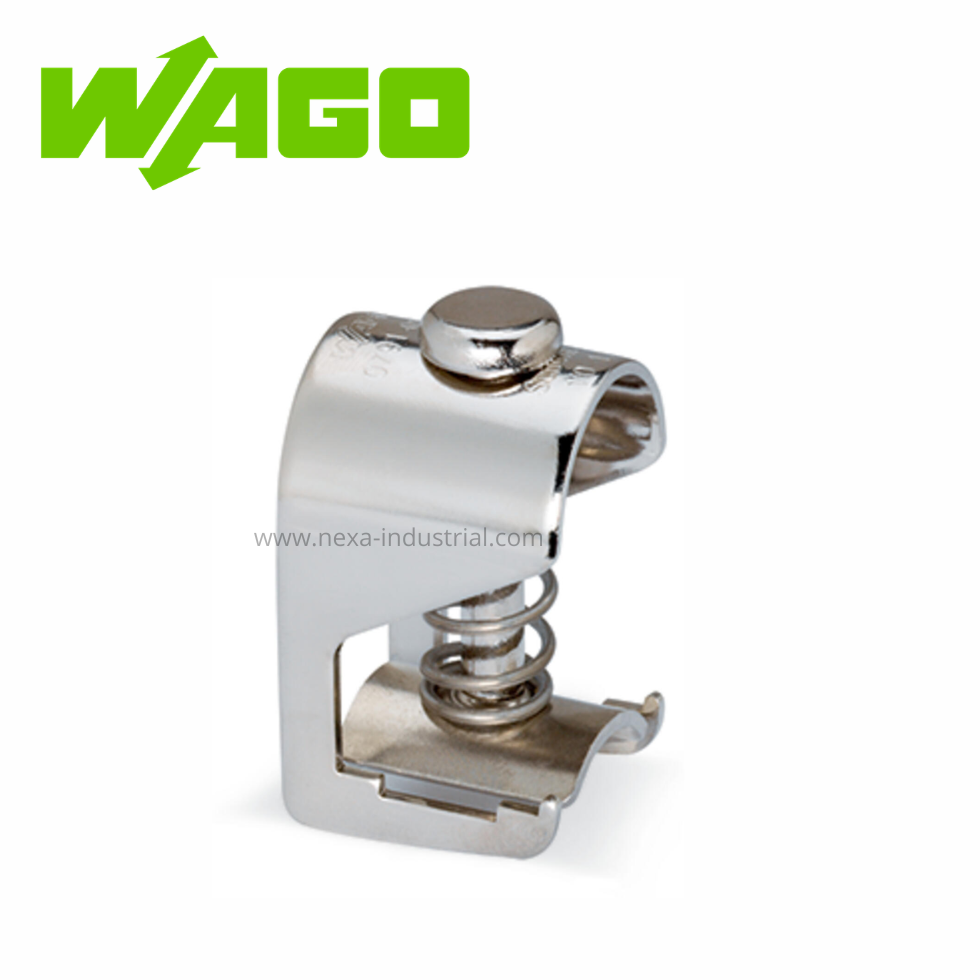GRAPAS DE ATERRAMIENTO DIÁMETRO CONDUCTOR H=40MM ANCHO 10MM – WAGO