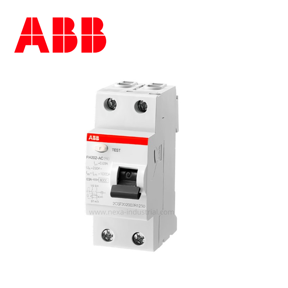 INTERRUPTOR DIFERENCIAL 2X25A AR FH202 AC-25/0.03 ABB