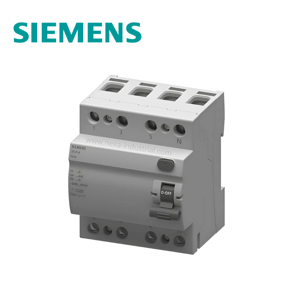 INTERRUPTOR DIFERENCIAL 4x63A DIN RCCB 30mA SIEMENS