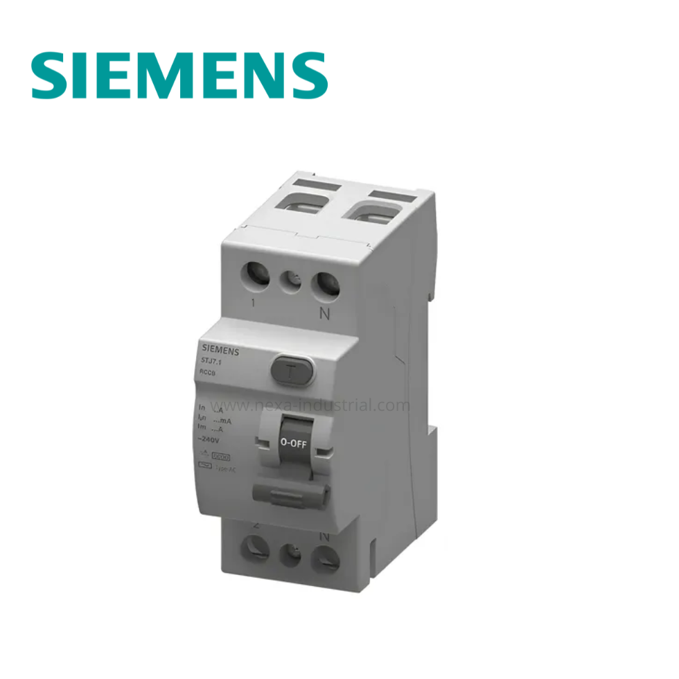 INTERRUPTOR DIFERENCIAL 2x63A DIN RCCB 30mA SIEMENS
