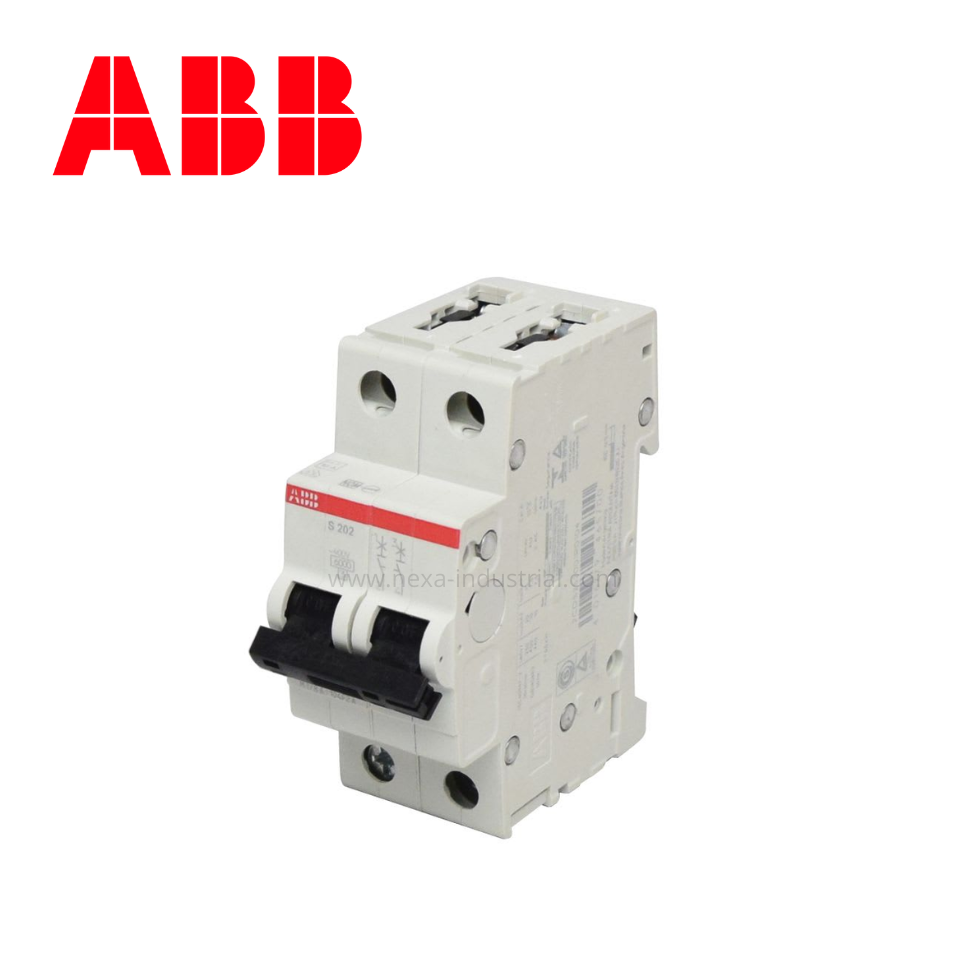INTERRUPTOR TERMOMAGNÉTICO ABB 2X10A 20/10kA 230/400V S202-C10 CURVA C