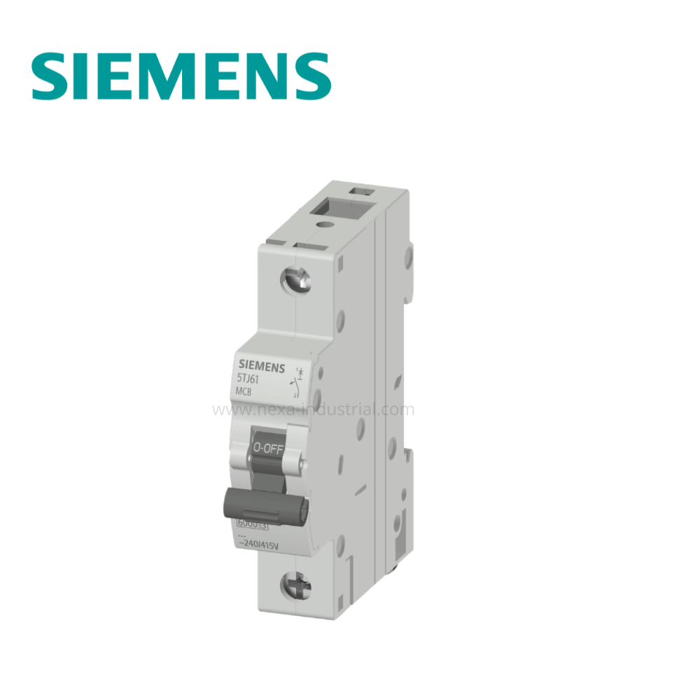 INTERRUPTOR TERMOMAGNETICO 1x6A DIN MCB SIEMENS