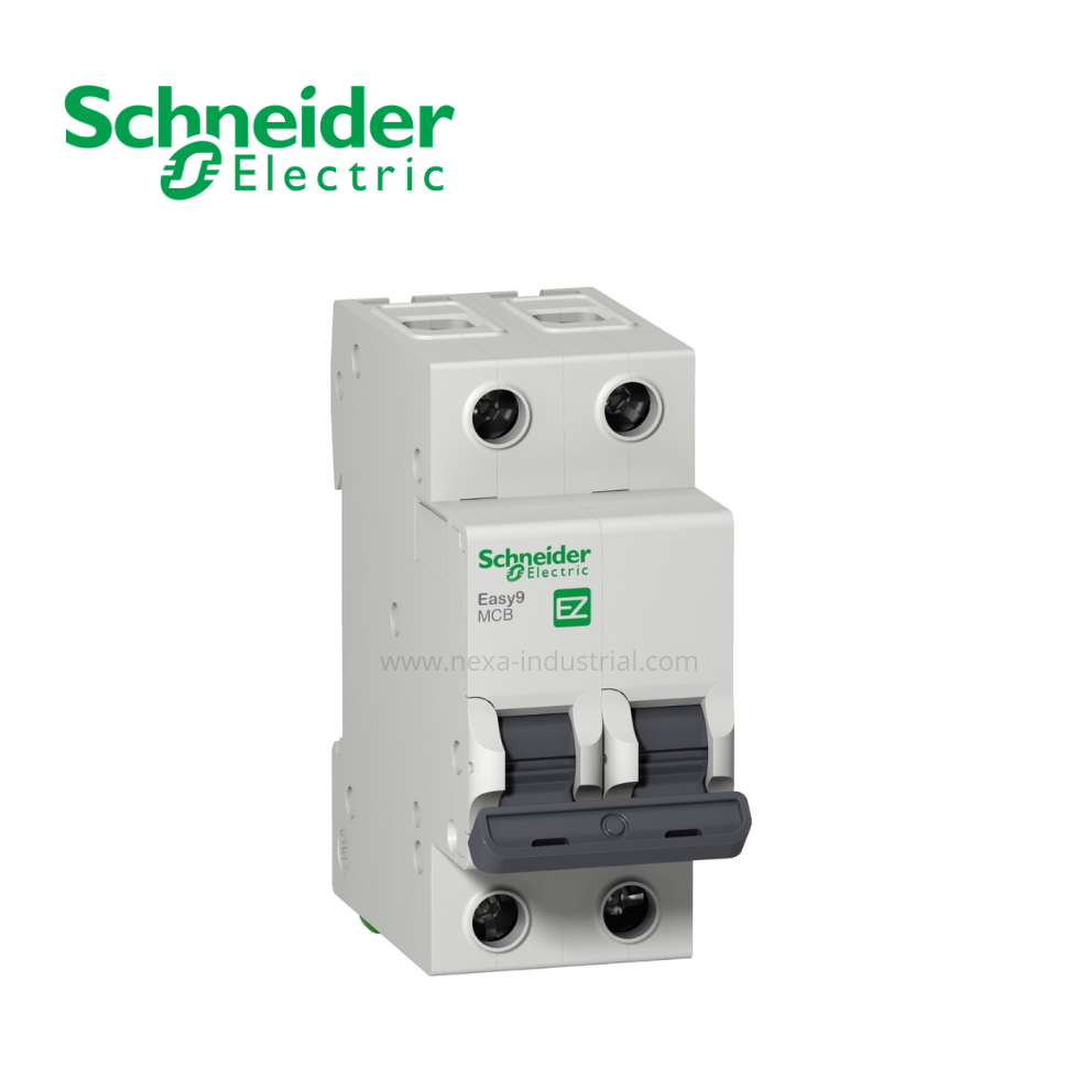 INTERRUPTOR TERMOMAGNETICO 2X10A EASY 9 6kA 230/400V AC SCHNEIDER ELECTRIC