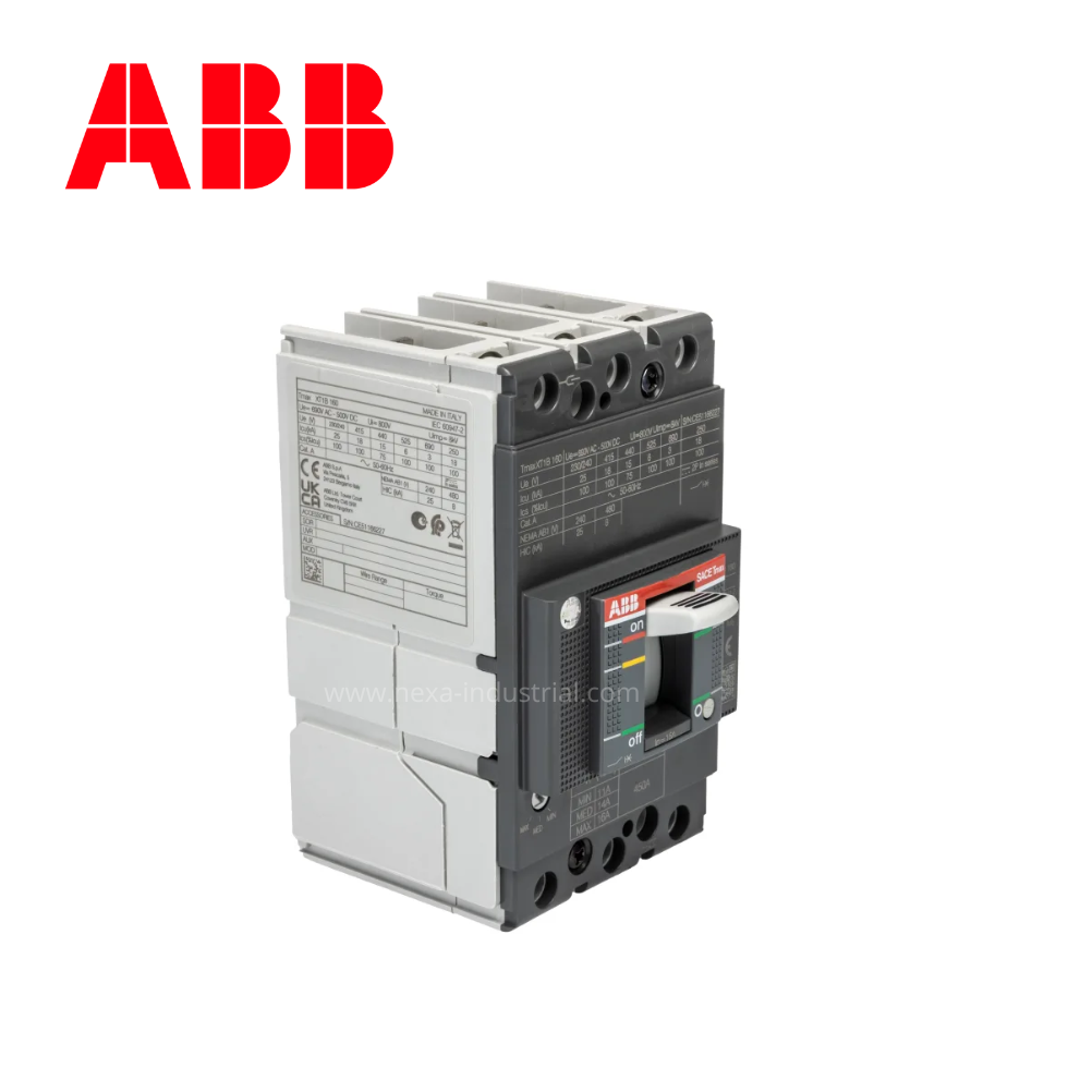 Interruptor termomagnético regulable 3×112-160A (690V) 40/25kA 220/440V ABB