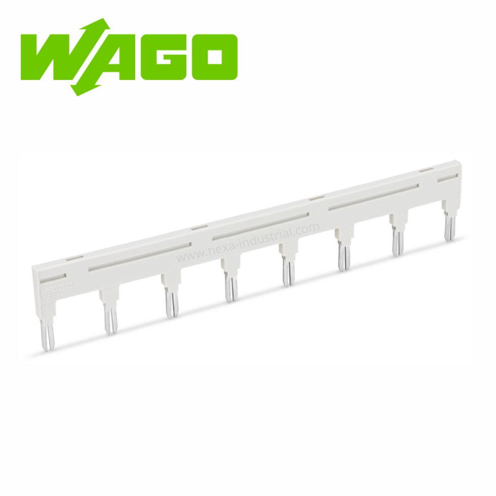 JUMPER DE 8 VÍAS AISLADO DE COLOR GRIS CLARO – WAGO