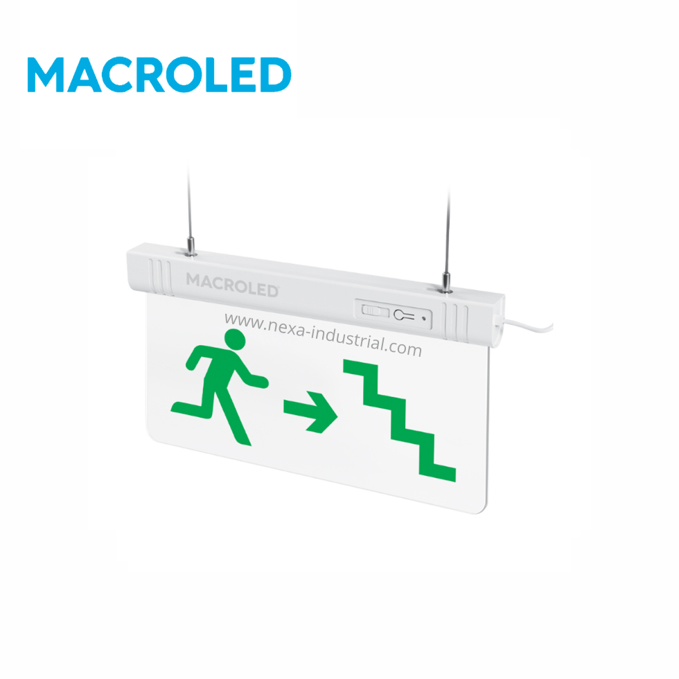 Luminaria de emergencia señal LED CSL-Escalera 1W – MACROLED