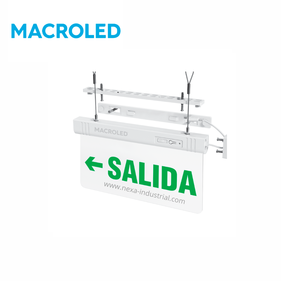 Luminaria de emergencia señal LED – MACROLED