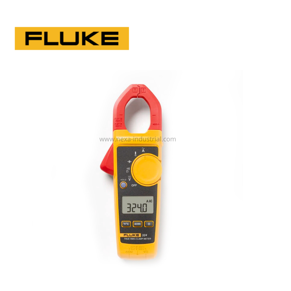 PINZA AMPERIMETRICA DIGITAL AC 600V 400A 4-400 OHMS – FLUKE
