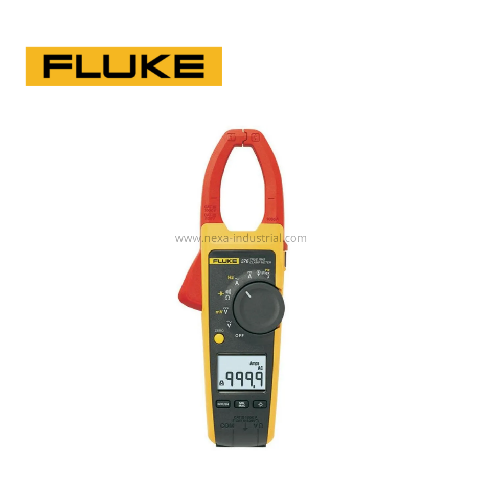 Pinza Amperimétrica Digital AC/DC 1000V 1000A 60K Ohms Fluke-376 FC