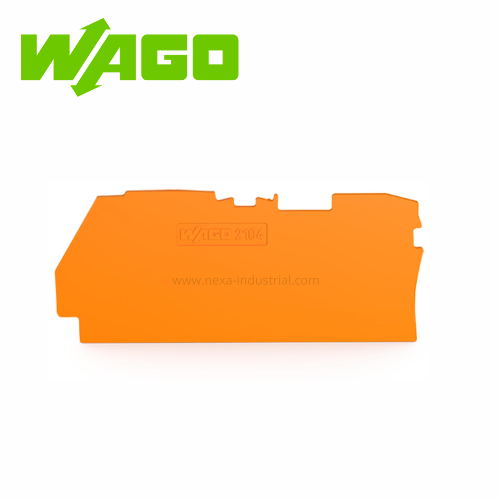 PLACA FINAL E INTERMEDIA 1MM ESPESOR NARANJA(2014-1292) – WAGO
