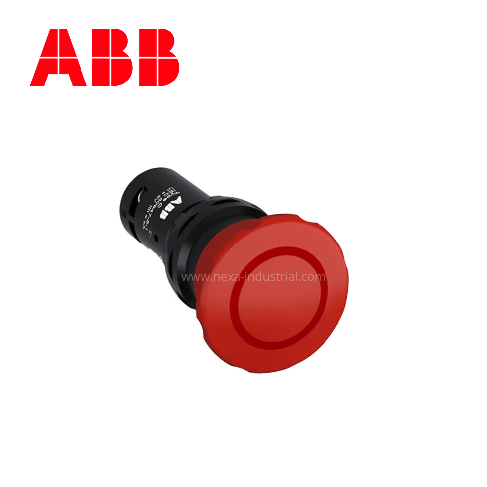 Pulsador de emergencia desenclavamiento por tiro 22mm-40mm 1NC+1NA ABB