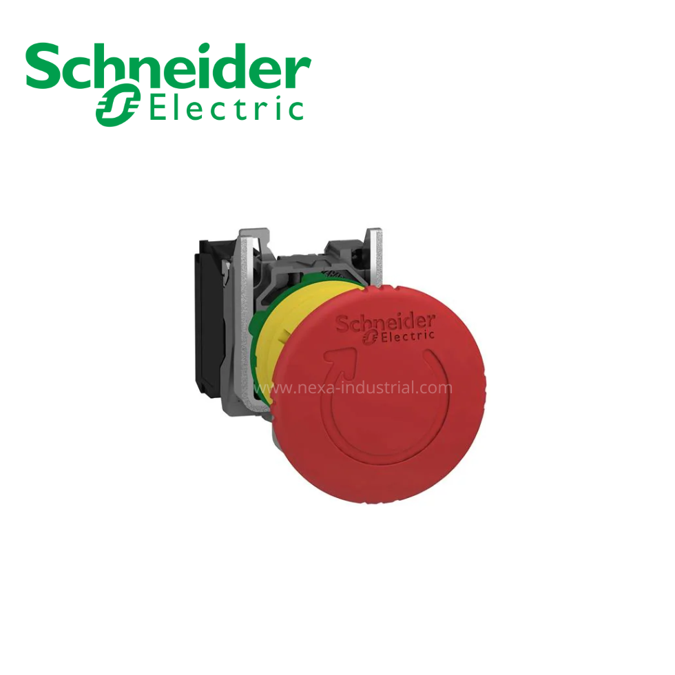 Pulsador de emergencia desenclavamiento por giro 22mm-40mm 1NC SCHNEIDER ELECTRIC