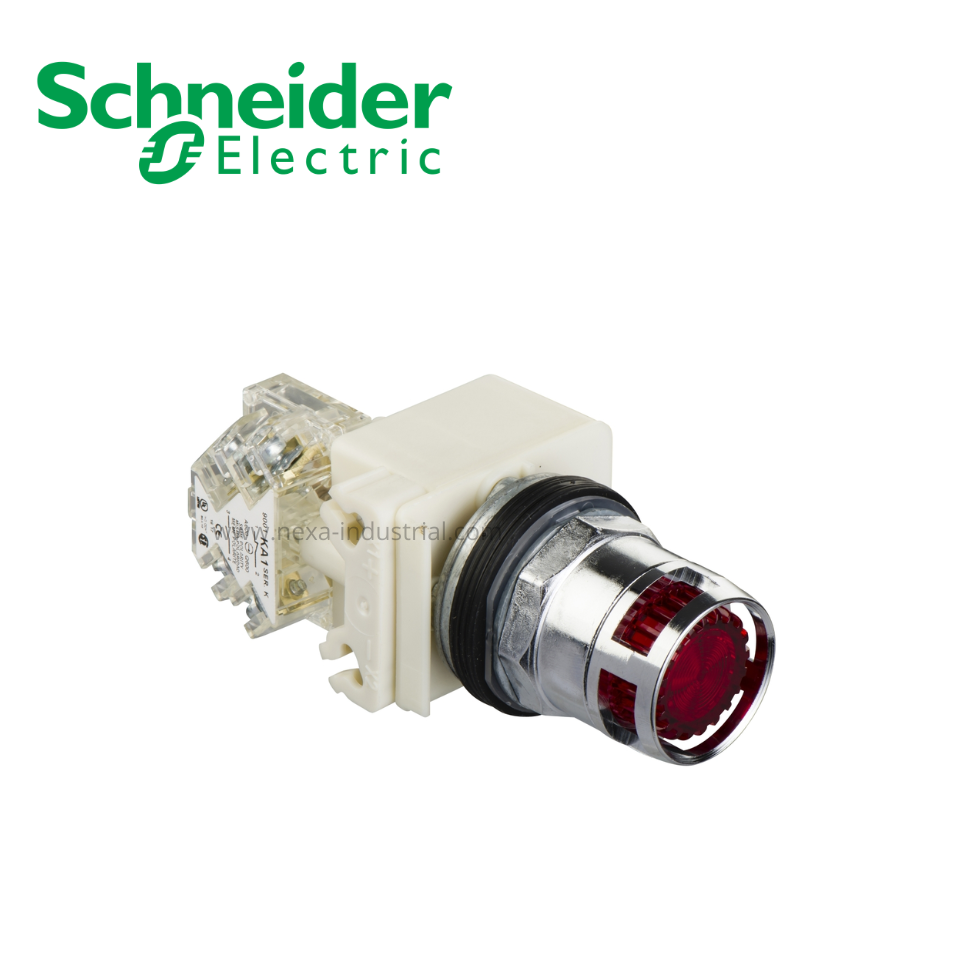 Pulsador luminoso rojo 220VAC NEMA SCHNEIDER ELECTRIC
