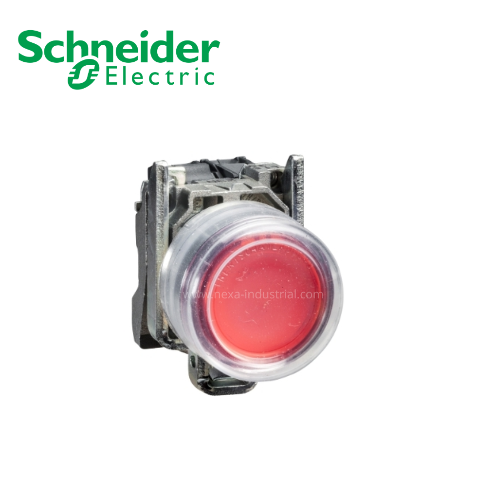Pulsador no luminoso c/capuchón rojo 22mm 1NC IP66 SCHNEIDER ELECTRIC
