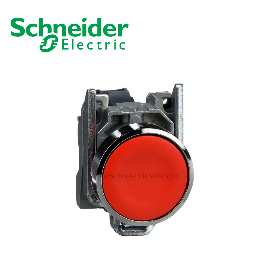 Pulsador no luminoso rasante rojo 22mm 1NC IP65 SCHNEIDER ELECTRIC