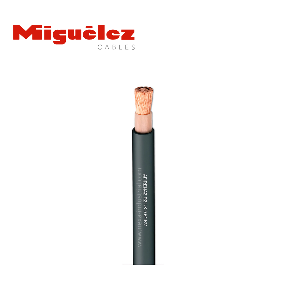 CABLE RZ1-K 1X1.5MM2 0.6/1KV LIBRE HALÓGENO NEGRO AFIRENAS - MIGUELEZ