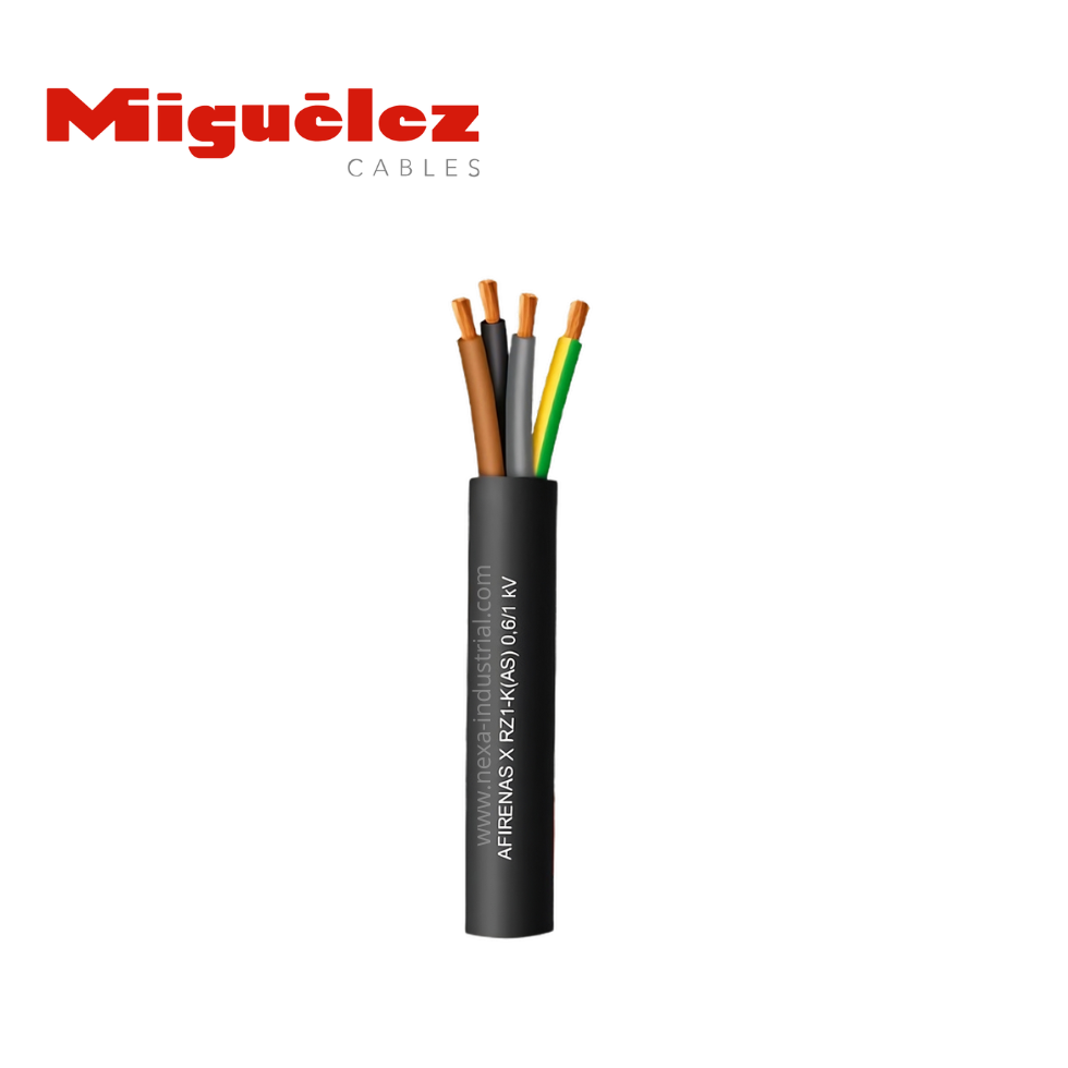 CABLE RZ1-K 3G240MM2 0.6/1KV LIBRE HALÓGENO NEGRO AFIRENAS - MIGUELEZ