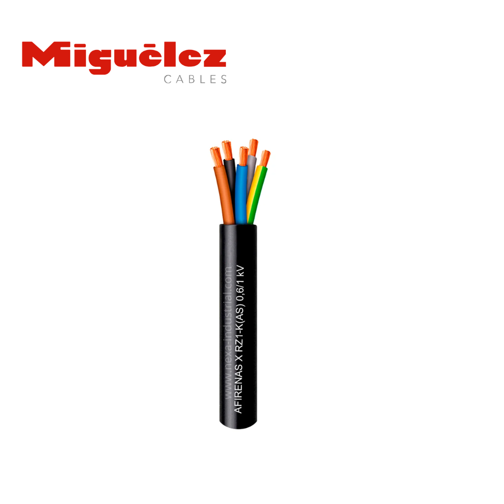 CABLE RZ1-K 5G25MM2 0.6/1KV LIBRE HALÓGENO NEGRO AFIRENAS - MIGUELEZ