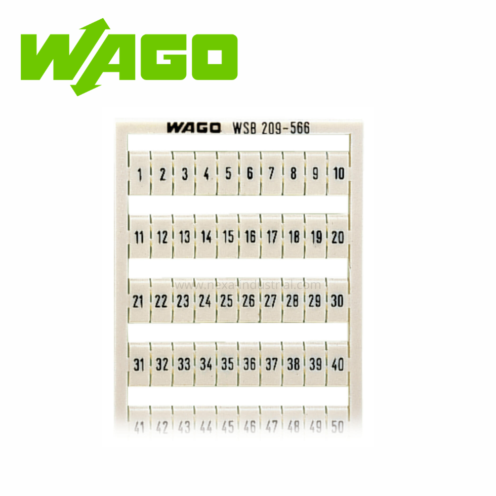 TARJETA DE MARCAJE WSB MODELO 209-566 – WAGO