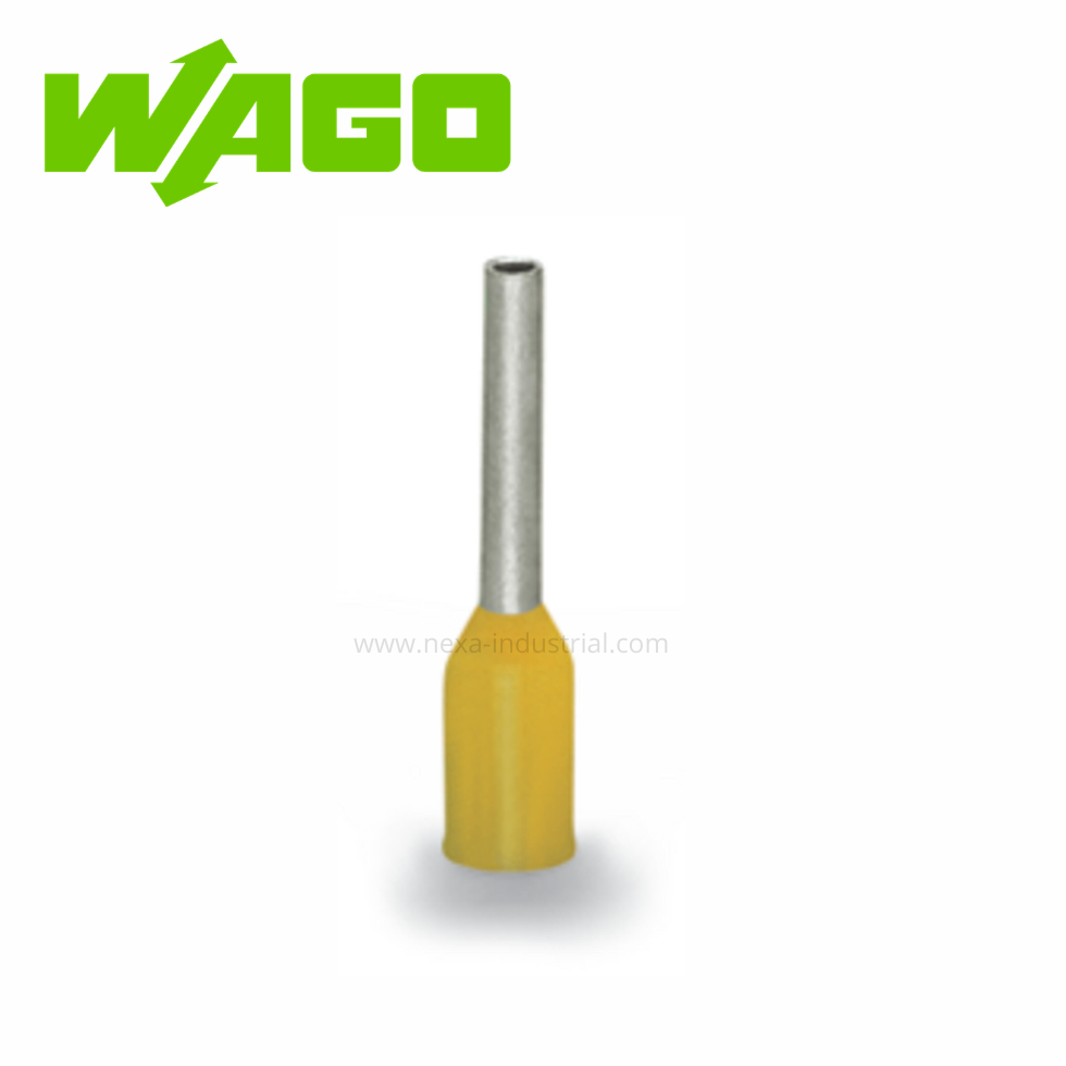 TERMINAL TUBULAR SOBREMOLDEADO AMARILLO AWG24(0,25MM2) – WAGO
