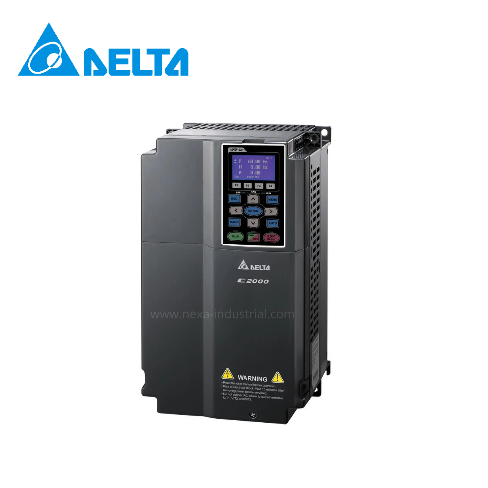 VARIADOR DE VELOCIDAD C2000+ 11KW-15HP 25A, 380-480VAC TRIFÁSICO – DELTA