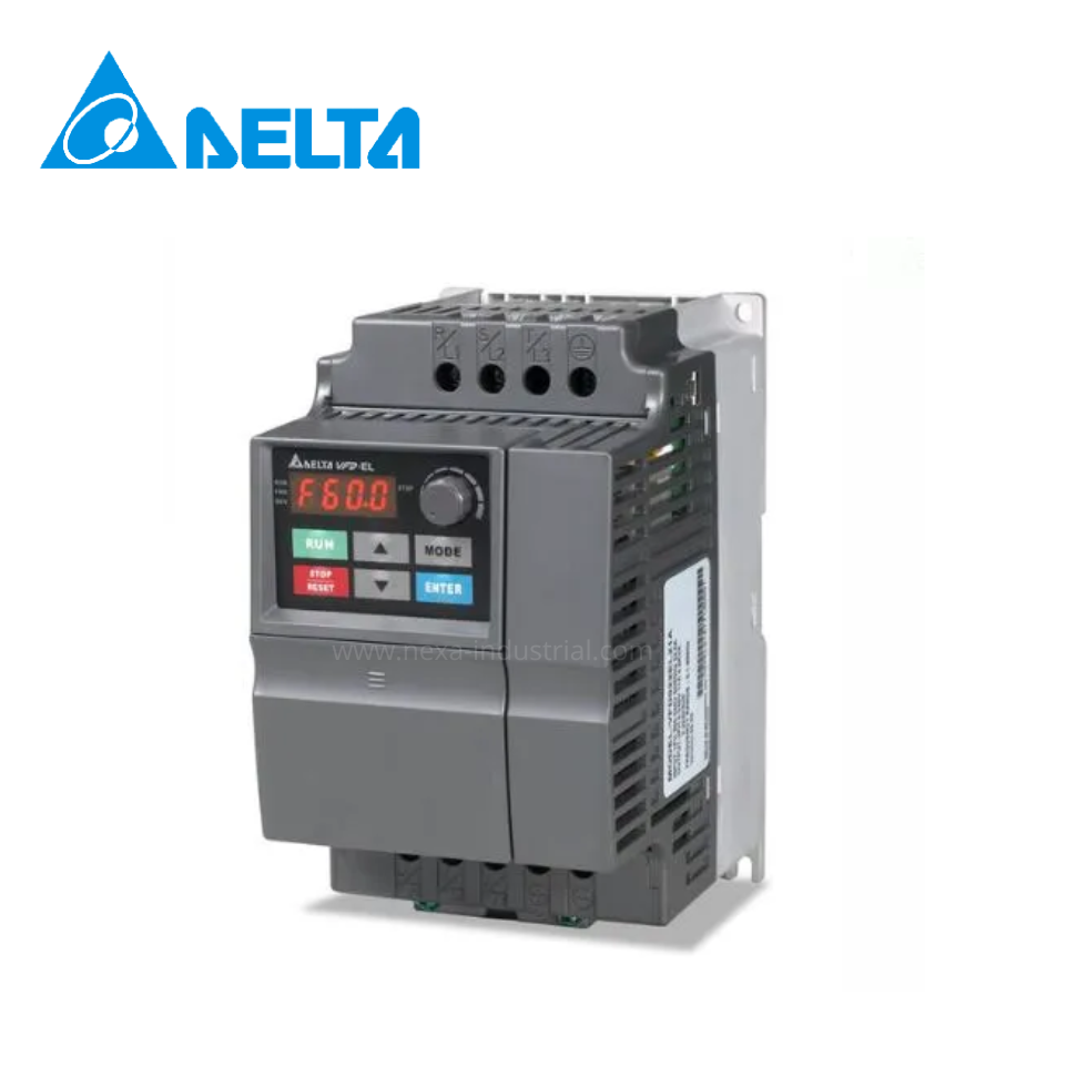 VARIADOR DE VELOCIDAD EL-W 2.2KW-3HP 11A, 200-240VAC MONOFÁSICO DELTA