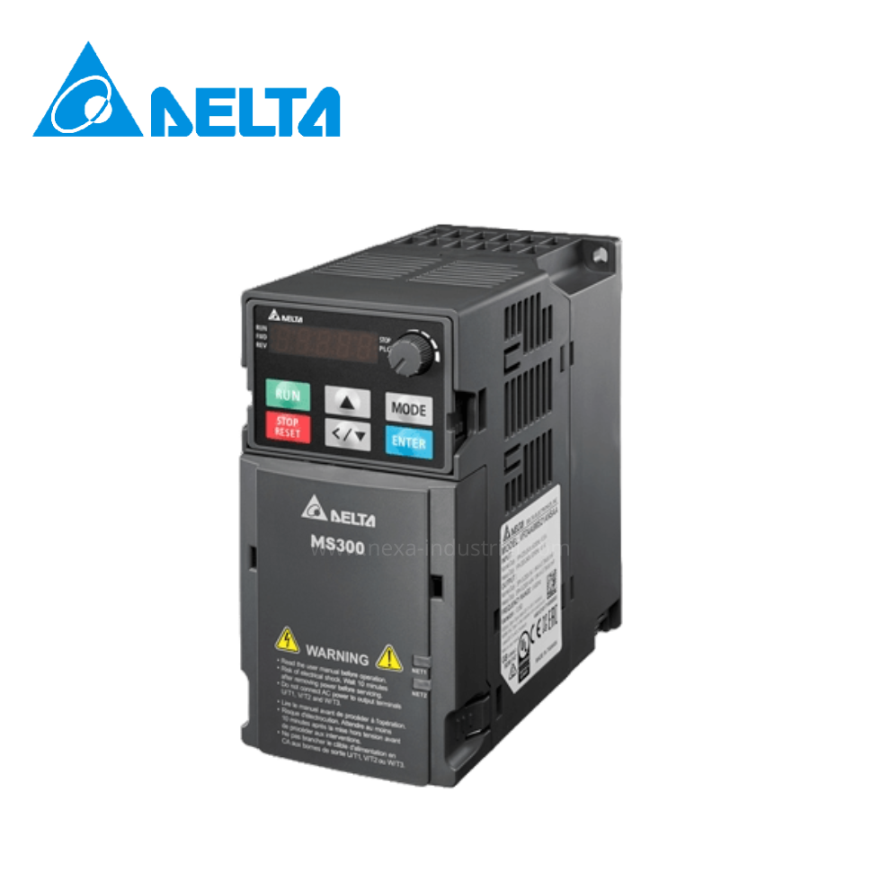VARIADOR DE VELOCIDAD MS300 0.37KW-0.5HP, 2.8A, 200-240VAC MONOFÁSICO DELTA