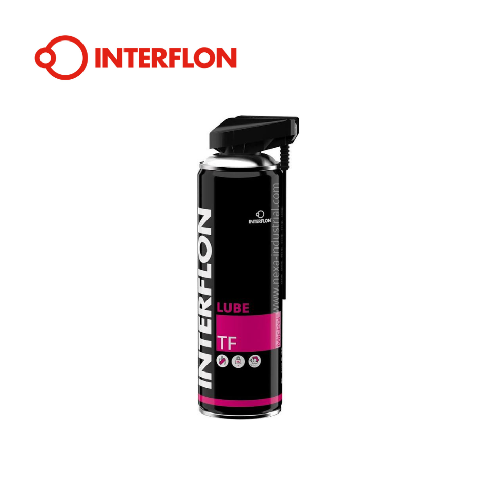 Interflon Lube TF (Aerosol) – Lubricante Industrial de Película Seca con Tecnología MicPol®