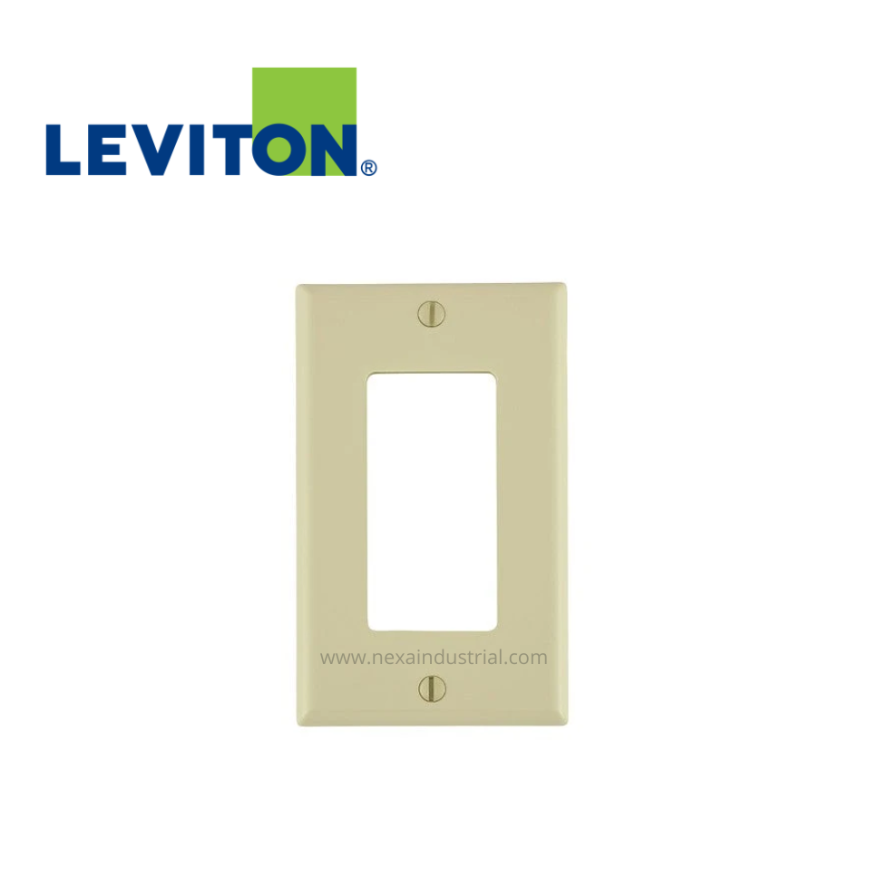 PLACA SIMPLE MARFIL DECORA NYLON – LEVITON