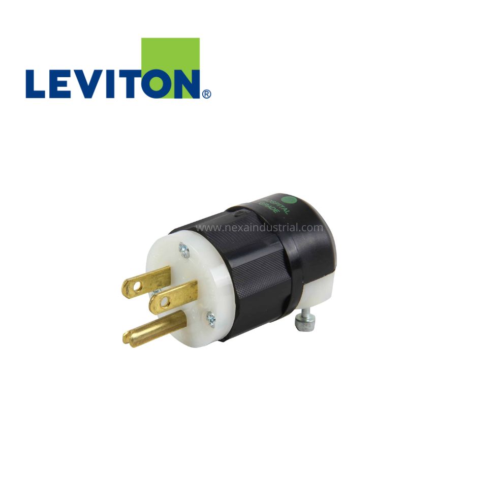 ENCHUFE 15A 125V L/T G/HOSPITALARIO NEMA 1-15P - LEVITON