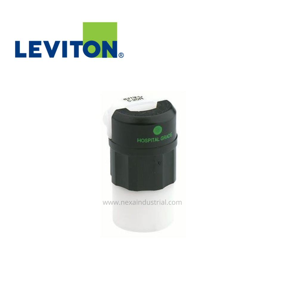 CONECTOR 15A 125V L/T G/HOSPITALARIO – LEVITON