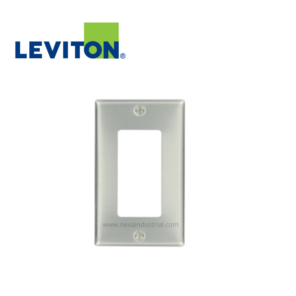 PLACA DE ALUMINIO SIMPLE DECORA – LEVITON