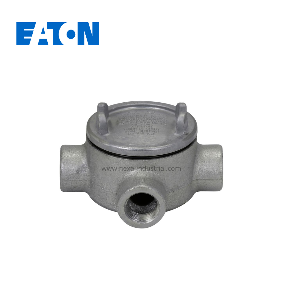 Caja de derivación redonda T 3/4″ c/tapa rosca serie GUAT Crouse Hinds