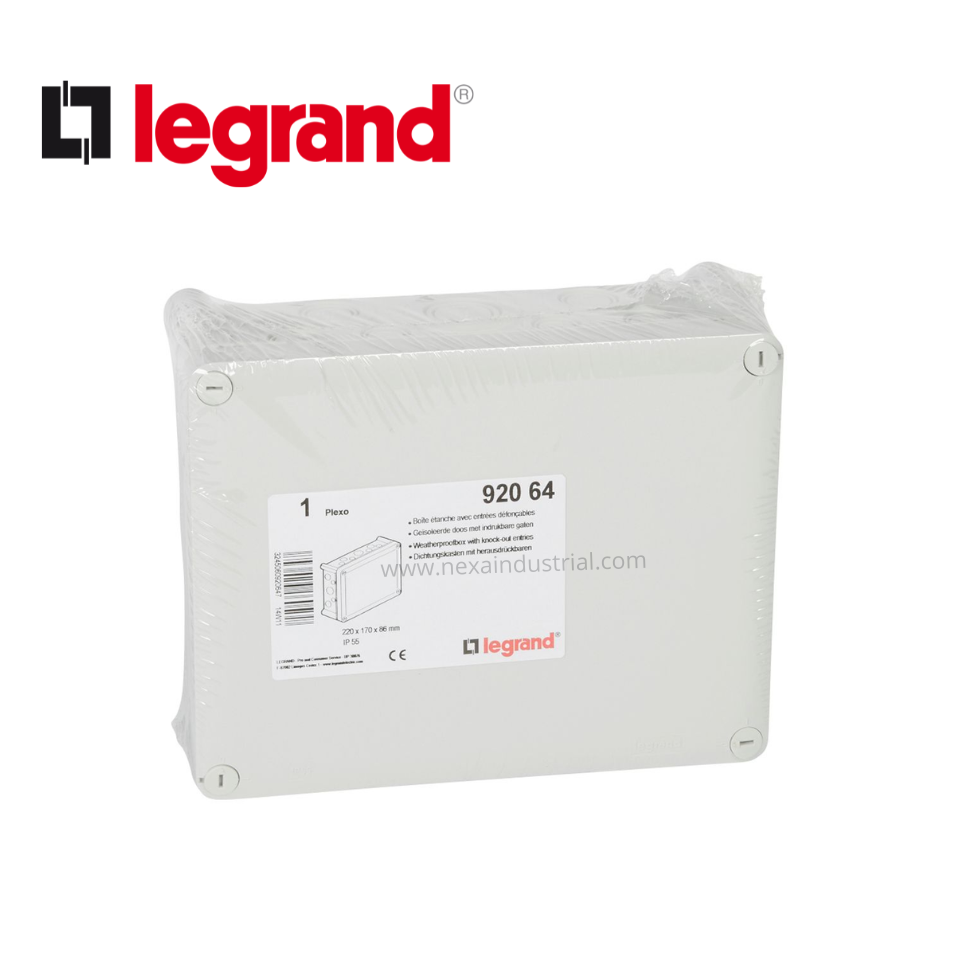 CAJA DERIVACION PVC 220X170X86MM ADOS IP55 PLEXO - LEGRAND