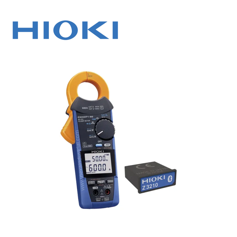 Pinza amperimétrica digital 600A AC/DC 1000VAC/DC 6m OHM TRMS