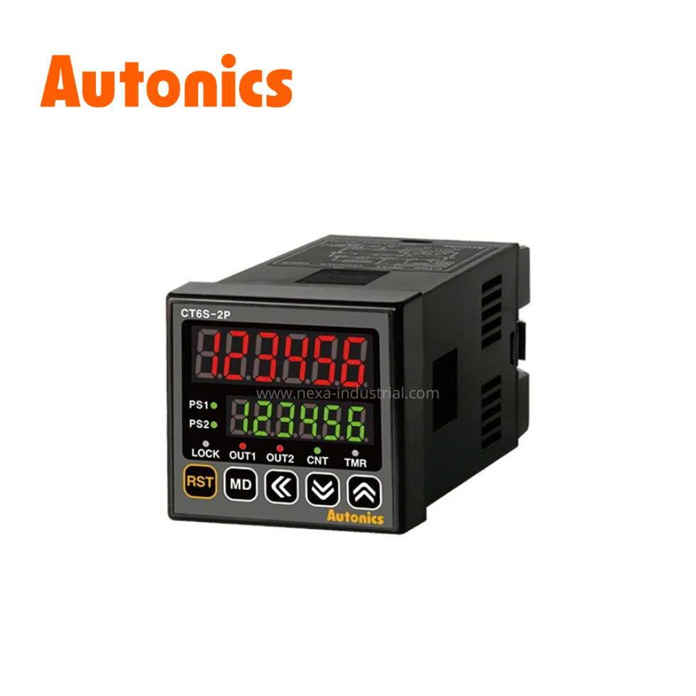 Contador/Temporizador Digital 6 digitos 100-240VCA 50/60Hz 48x48x90mm AUTONICS
