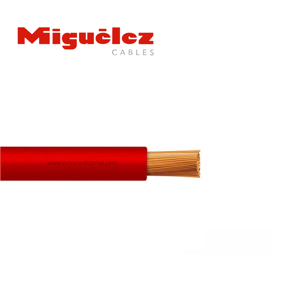 Cable H07Z1-K 16mm2 rojo 450/750V libre de halógeno x rollo