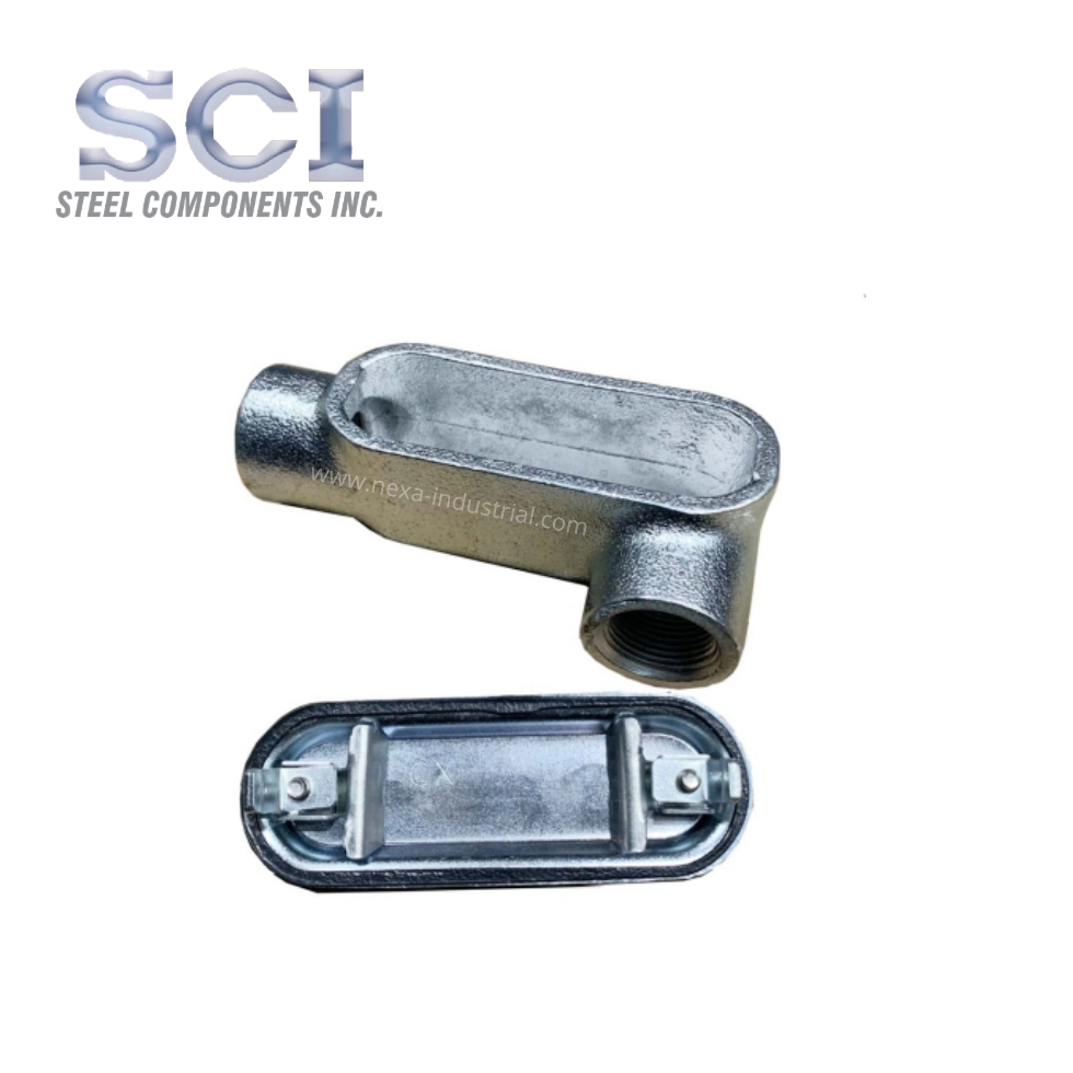 Caja Condulet de Hierro tipo LL 1/2″ con Tapa y Empaquetadura MLL1CG SCI