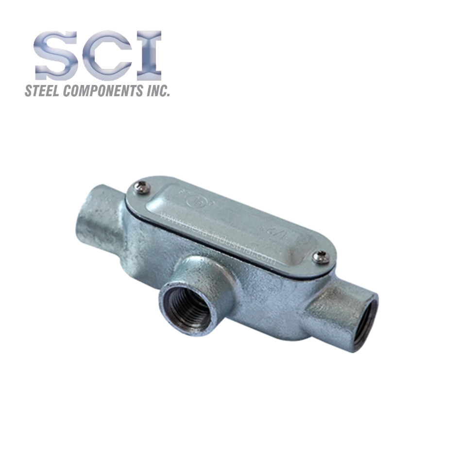 Caja Condulet de Hierro tipo T 1/2″ con Tapa y Empaquetadura MT1CG SCI